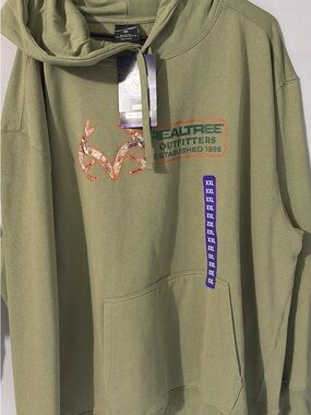 Men's Olive Green Logo Hoodie